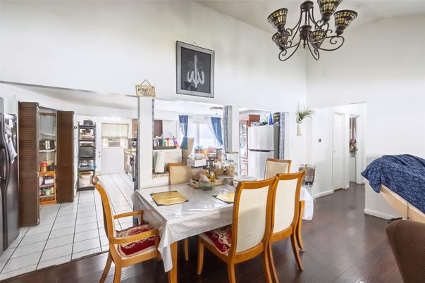 Chandelier, Dining room, Interior, Kitchen, Wood Texture Flooring