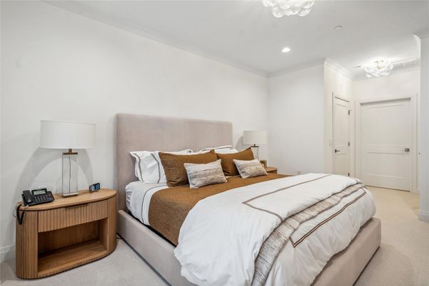 Bedroom, Interior, Recessed Lighting