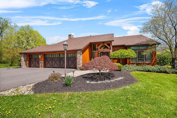 Attached, Backyard, Exterior, Facade, Log Home