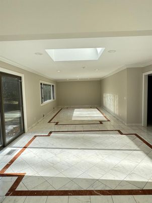 Empty room, Interior, Marble, Recessed Lighting
