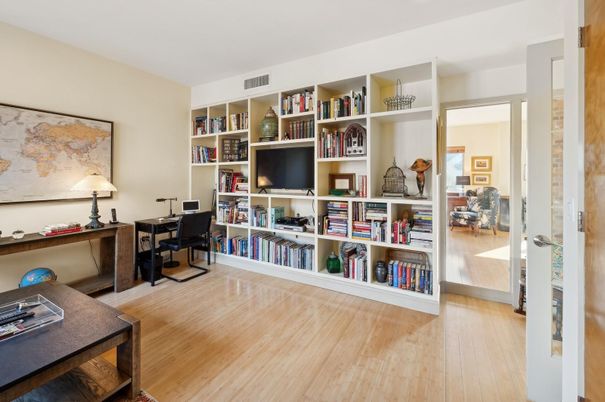 Home Office, Interior, Wood Texture Flooring
