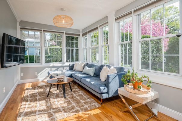 Interior, Living room, Sun Room, Wood Texture Flooring