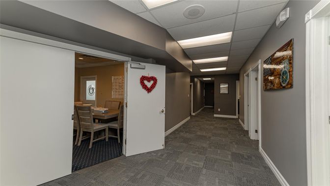 Dining room, Interior, Recessed Lighting