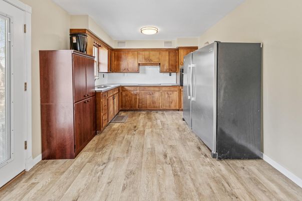Interior, Kitchen, Wood Texture Flooring