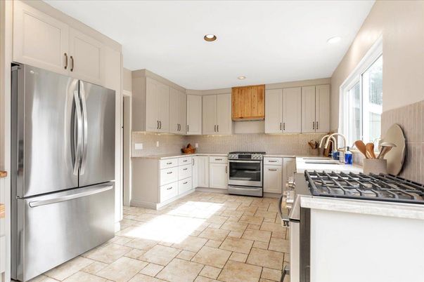 Interior, Kitchen, Recessed Lighting, Stainless Steel Appliances
