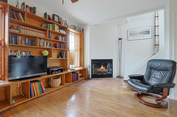 Fireplace, Interior, Wood Texture Flooring