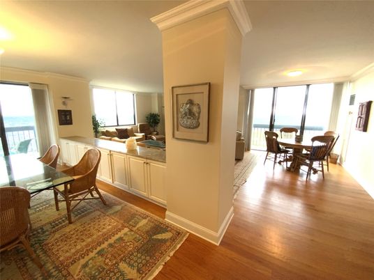 Dining room, Interior, Living room, Water, Wood Texture Flooring
