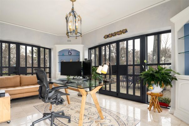 Home Office, Interior, Pendant Lights