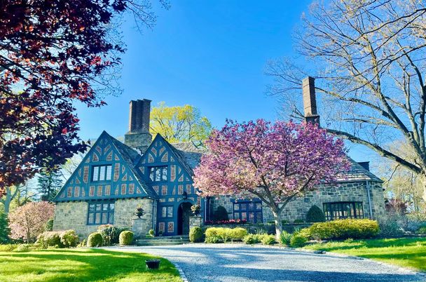 Backyard, Exterior, Facade, Brick Facade, Tudor Revival