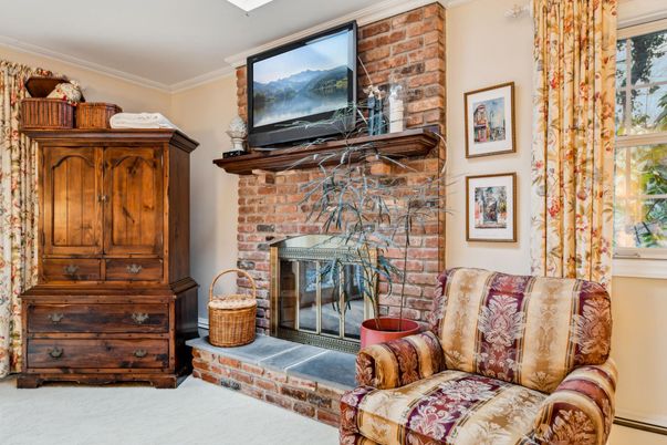 Fireplace, Interior, Stone Walls