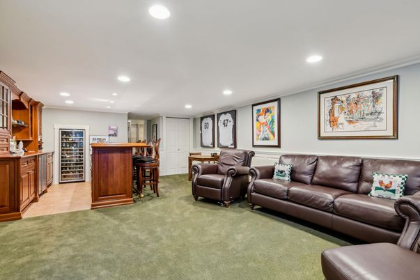 Interior, Living room, Recessed Lighting