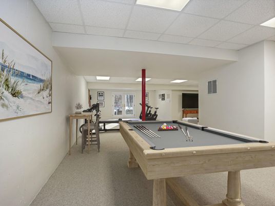 Billiard Table, Fitness Equipment, Game Room, Interior