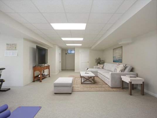 Interior, Living room, Recessed Lighting