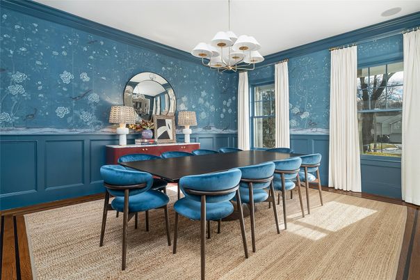 Chandelier, Dining room, Interior