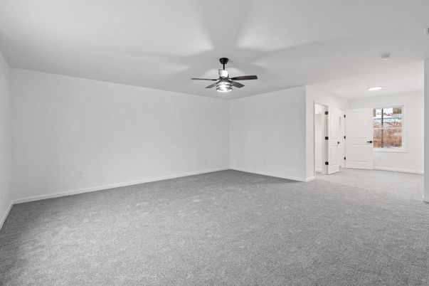 Empty room, Interior, Recessed Lighting
