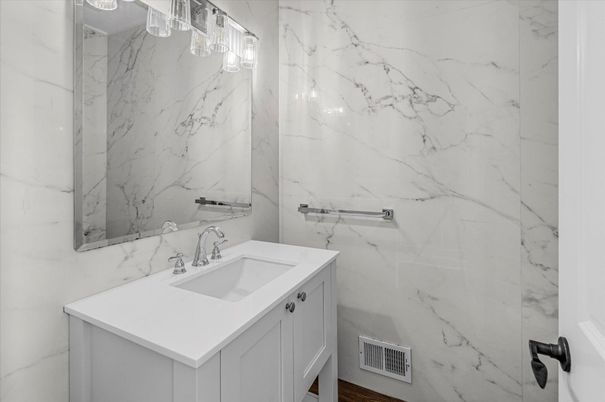 Bathroom, Interior, Marble Walls