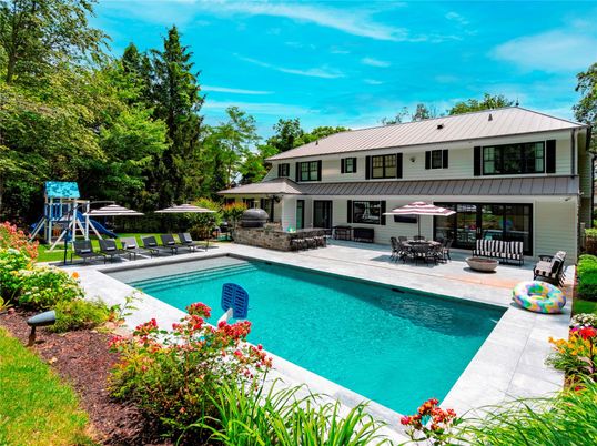 Backyard, Exterior, Playground, Pool