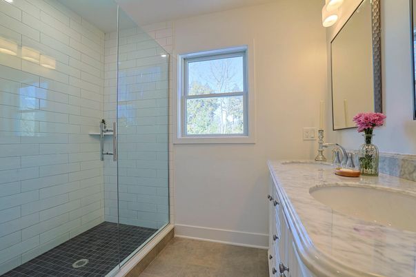 Bathroom, Glass Shower, Interior