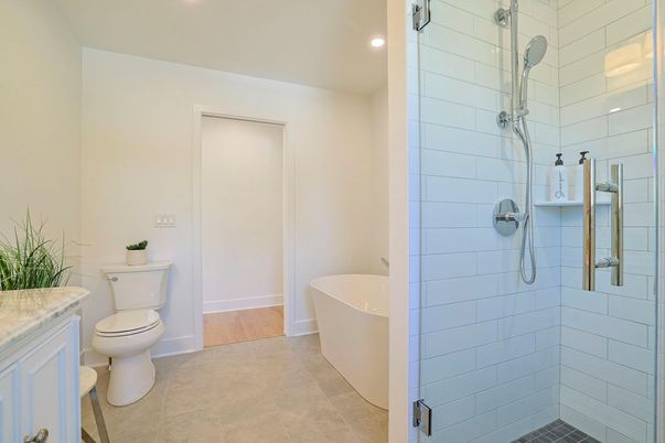 Bathroom, Free Standing Baths, Interior, Recessed Lighting