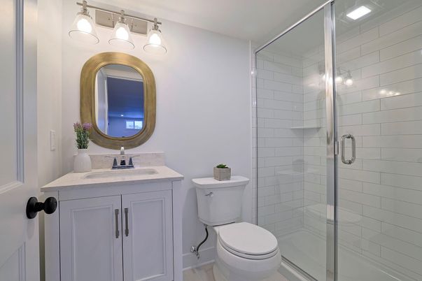 Bathroom, Glass Shower, Interior