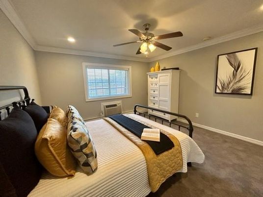 Bedroom, Interior, Recessed Lighting