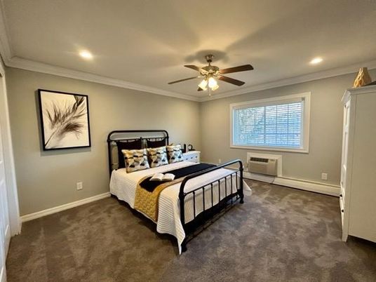Bedroom, Interior, Recessed Lighting