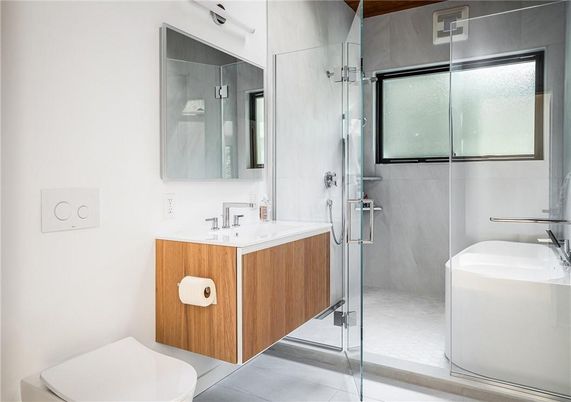 Bathroom, Glass Shower, Interior