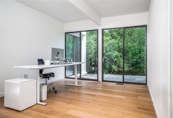 Home Office, Interior, Wood Texture Flooring
