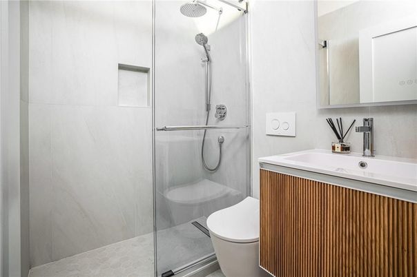 Bathroom, Glass Shower, Interior