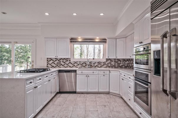 Interior, Kitchen, Recessed Lighting, Stainless Steel Appliances