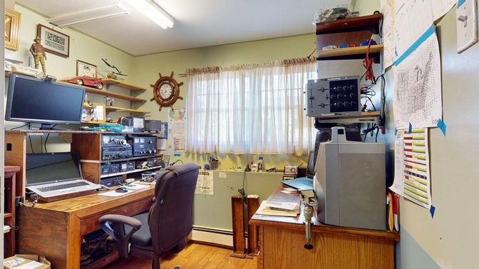 Home Office, Interior, Wood Texture Flooring