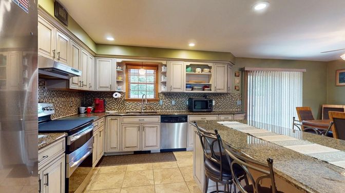 Interior, Kitchen, Recessed Lighting, Stainless Steel Appliances
