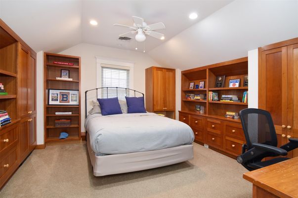 Bedroom, Home Office, Interior, Recessed Lighting