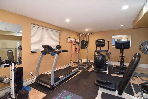 Fitness Equipment, Interior, Recessed Lighting