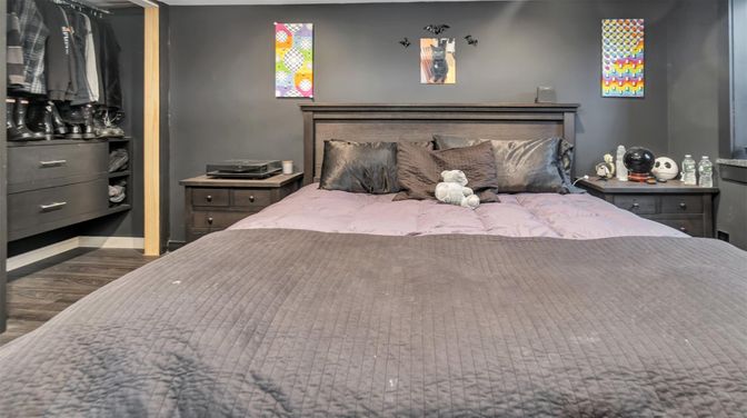 Bedroom, Interior, Wood Texture Flooring
