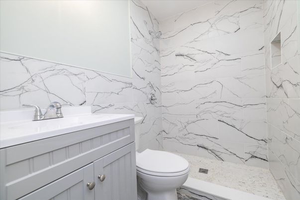 Bathroom, Interior, Marble Walls