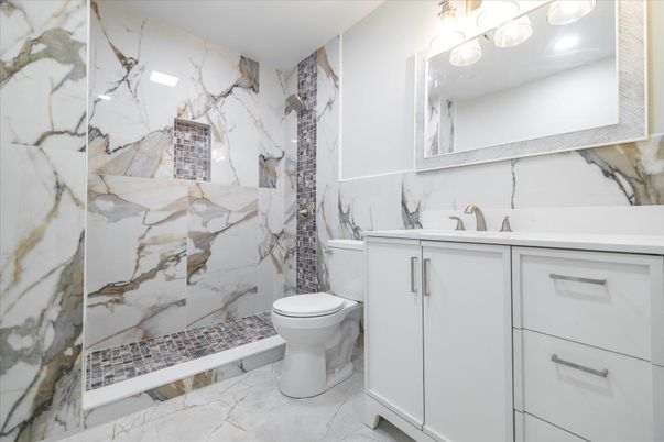 Bathroom, Interior, Marble, Marble Walls