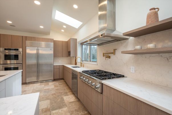 Interior, Kitchen, Recessed Lighting, Stainless Steel Appliances