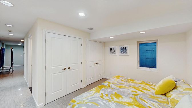 Bedroom, Interior, Recessed Lighting