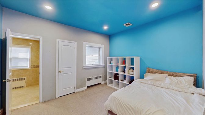 Bedroom, Interior, Recessed Lighting