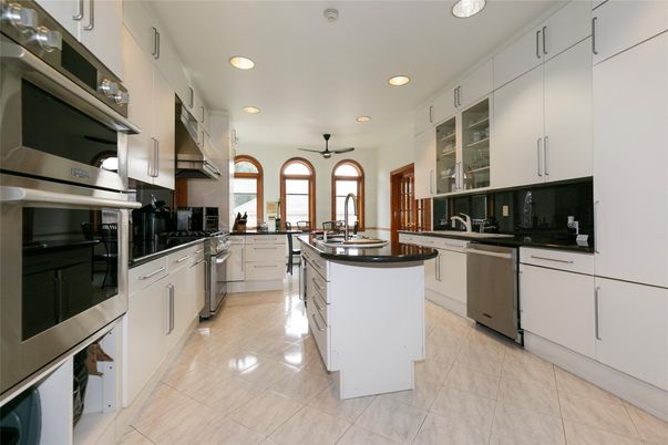 Interior, Kitchen, Recessed Lighting, Stainless Steel Appliances