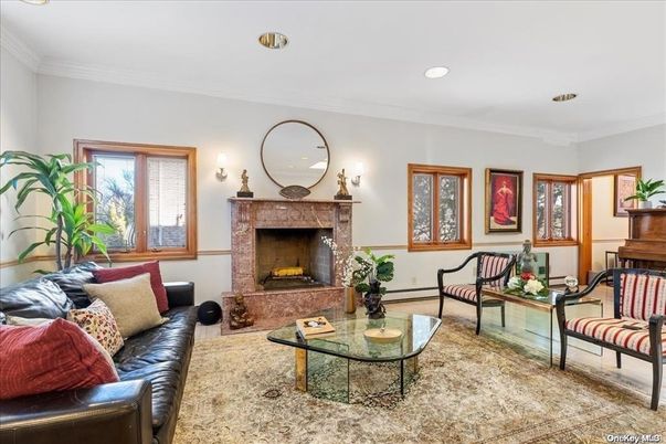 Fireplace, Interior, Living room, Recessed Lighting