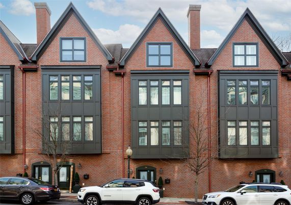 Exterior, Facade, Brick Facade, Rowhouse