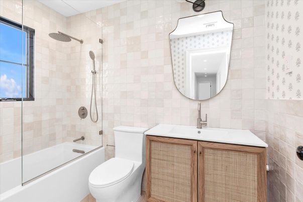 Bathroom, Glass Shower, Interior
