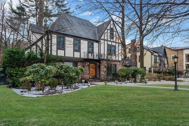 Exterior, Facade, Brick Facade, Tudor Revival