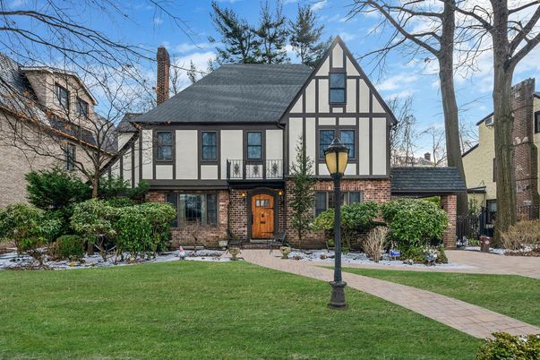 Exterior, Facade, Brick Facade, Tudor Revival