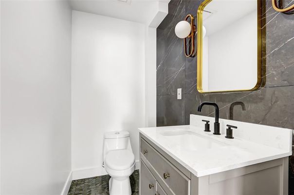 Bathroom, Interior, Marble Walls