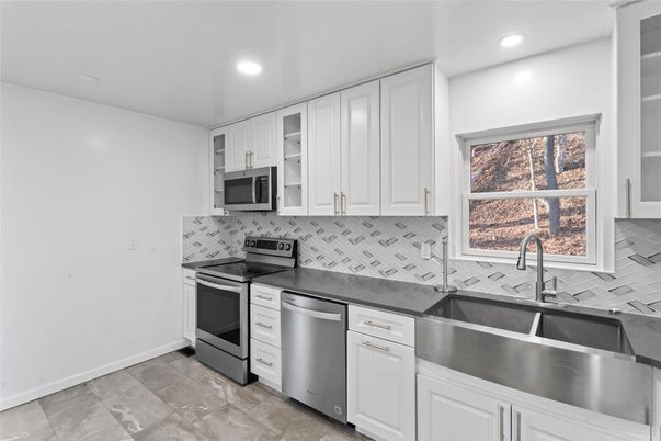 Interior, Kitchen, Recessed Lighting, Stainless Steel Appliances