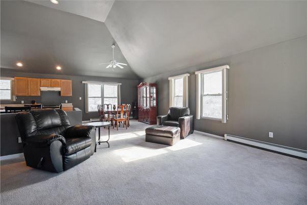 Dining room, Interior, Kitchen, Recessed Lighting