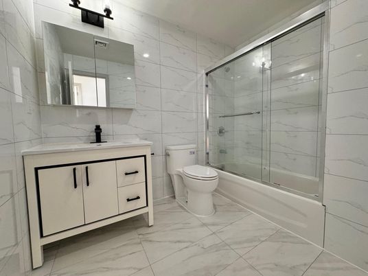 Bathroom, Glass Shower, Interior, Marble, Marble Walls